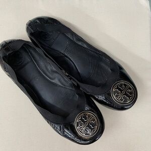 Black Tory Burch Flats